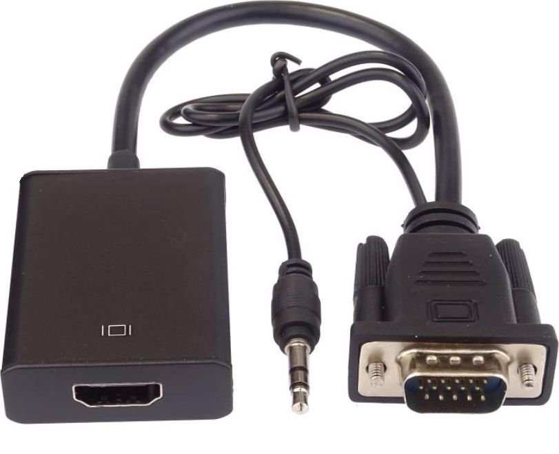 AV adapter PremiumCord HDMI - D-Sub (VGA) + Jack 3.5mm black