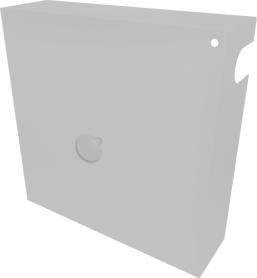Alantec Cable reserve housing 60x60cm, grey ALANTEC - ALANTEC