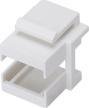 Alantec Keystone mount adapter under SC simplex / LC duplex adapter, white ALANTEC - ALANTEC
