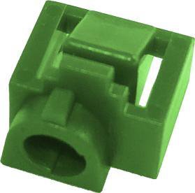 Alantec RJ45 socket lock against unauthorized plug, green ALANTEC - ALANTEC