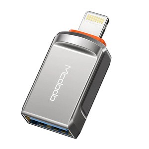 USB 3.0 ir "Lightning" adapteris, "Mcdodo OT-8600" (juodas)