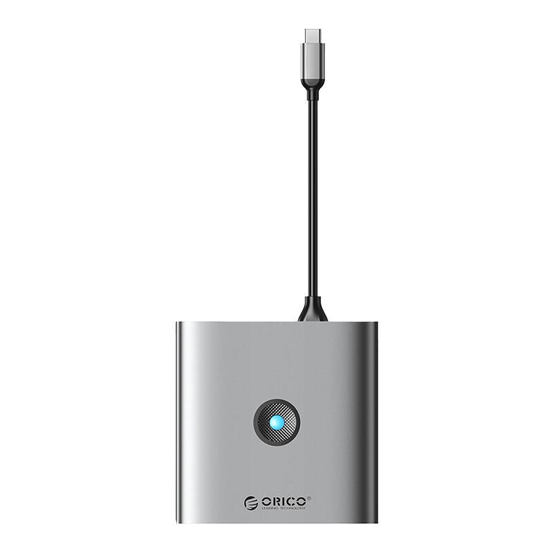 "Orico" USB šakotuvas "8-in-1" HDMI, SD-TF, 3xUSB-A 3.0, 100 W PD, USB-C