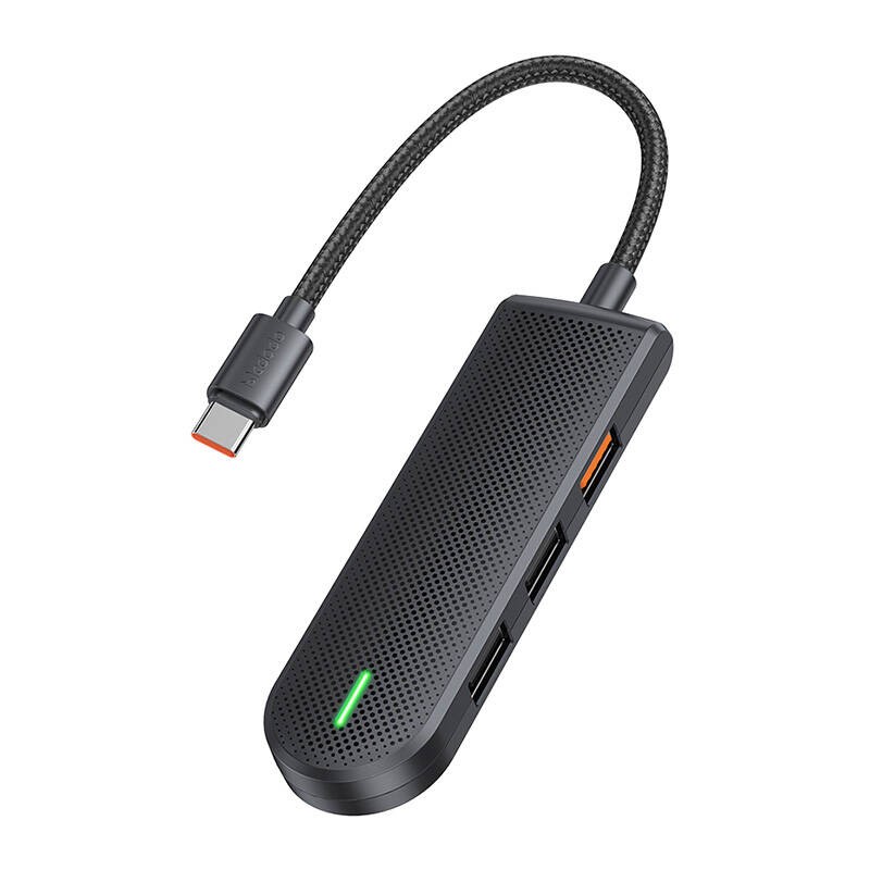 "Mcdodo" USB-C šakotuvas HU-1430 5w1 (USB2.0*3,USB3.0*1,SD/TF)