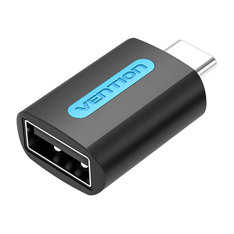 "Vention" USB adapteris CDTB0, USB-C vyriškos ir USB 2.0 moteriškos lyties (juodas)