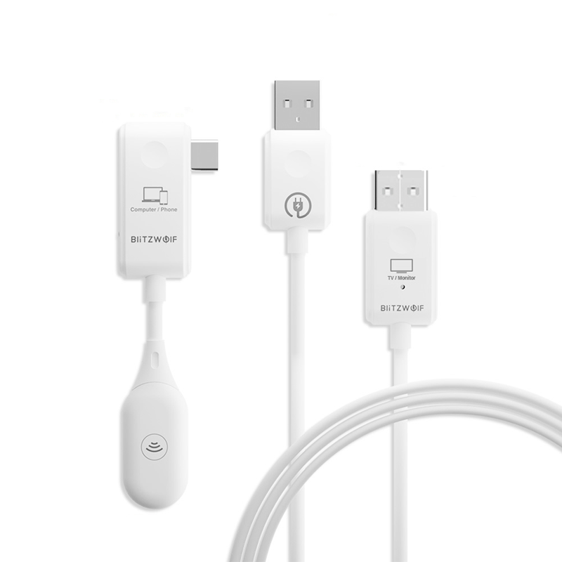 Siųstuvas - imtuvas BlitzWolf, BW-CS7, Belaidis USB-C į HD