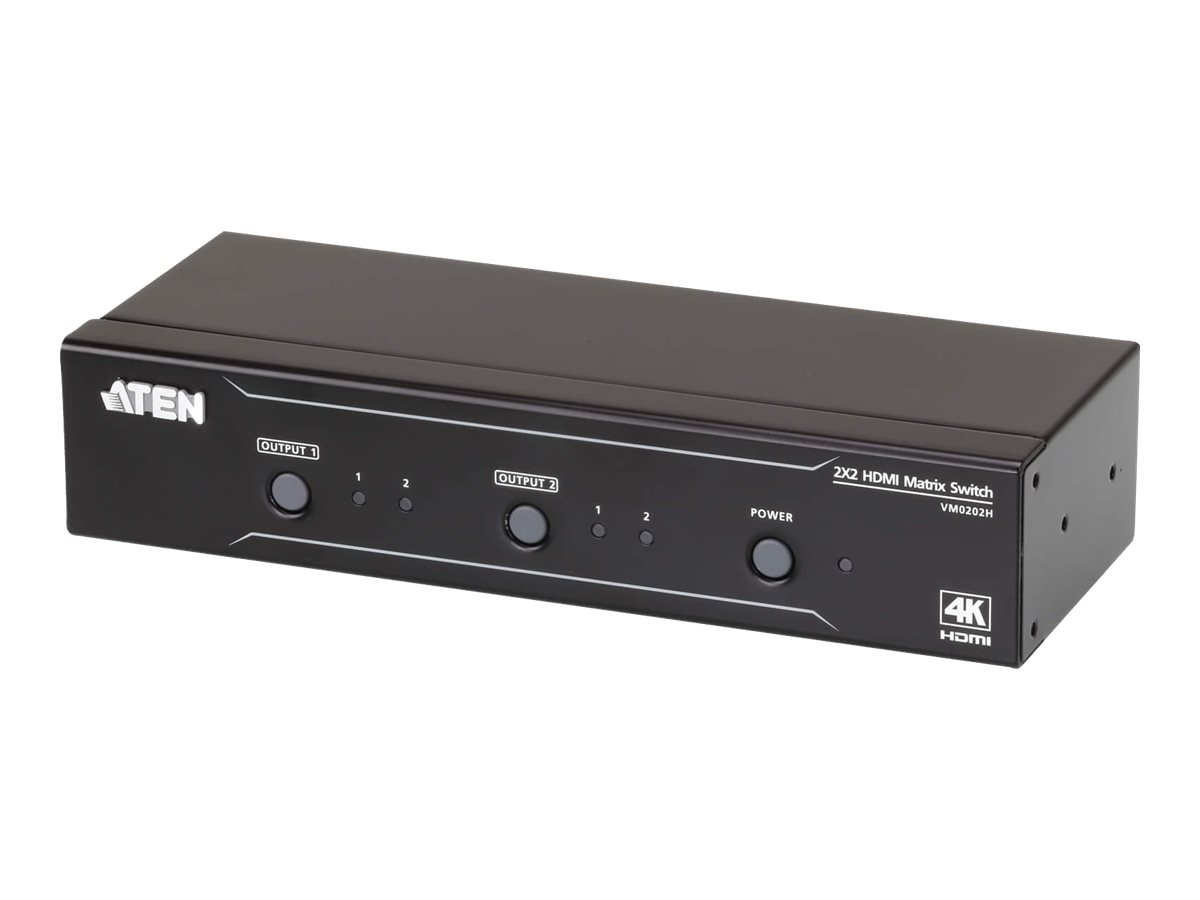 Aten | 2x2 4K HDMI Martrix Switch | VM0202H | Warranty 36 month(s)