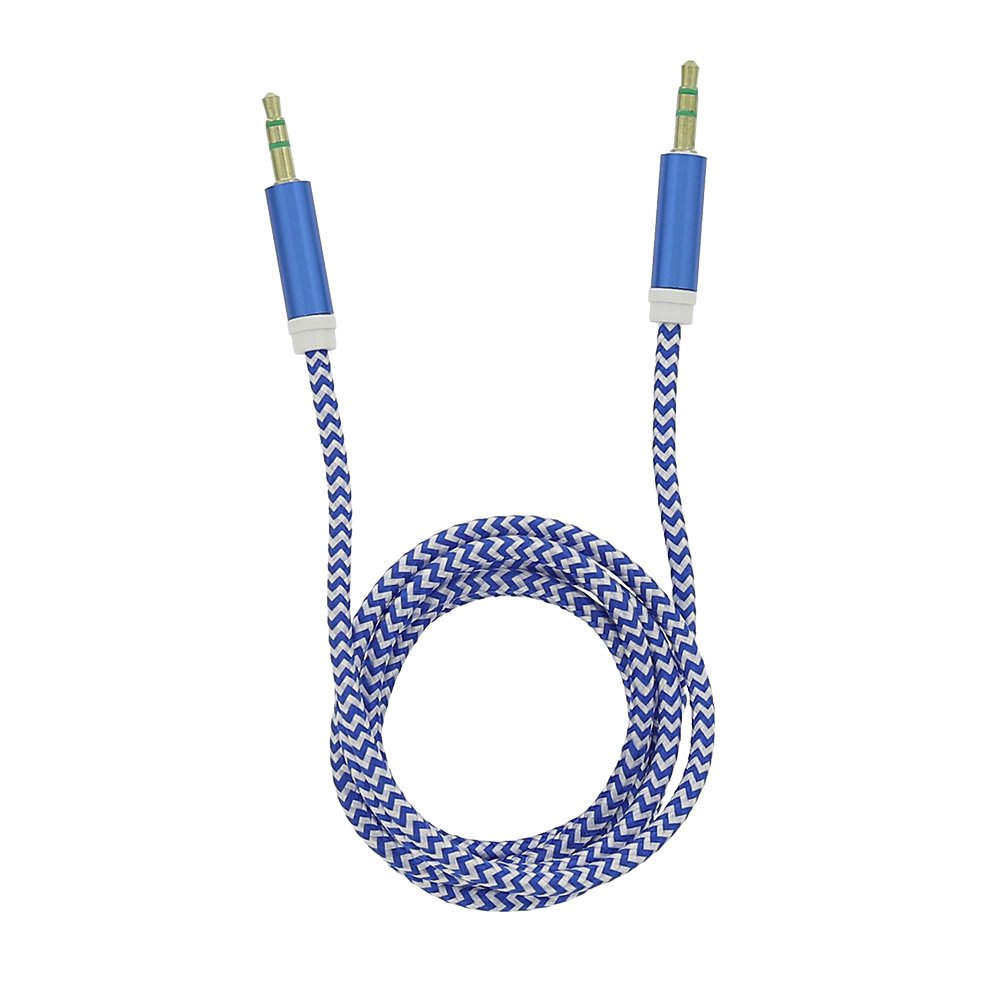 Kabelis Tellur Basic audio aux 3.5mm jack 1m blue