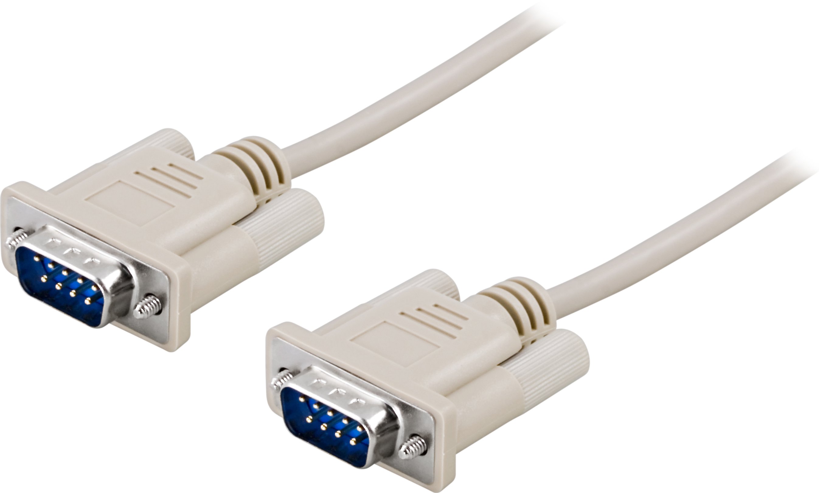 DELTACO switch cable DB9ha-9ha 2 mContact (other end)    9 pin D-Sub (DB-9) - maleConnector    9 pin