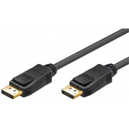 Kabelis Goobay DisplayPort 1.2, gold-plated  DP to DP  1 m