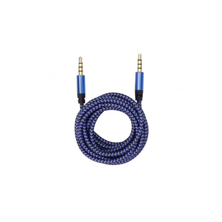 Kabelis Sbox 3535-1.5BL AUX 3.5mm to 3.5mm Blueberry Blue