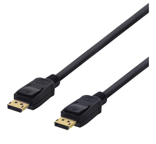 Kabelis DELTACO DP-1015D „DISPLAYPORT“ 1,5 M, 4K UHD, DP 1.2,JUODAS