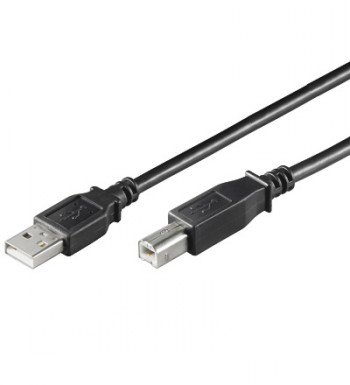 Audio kabelis Goobay  USB 2.0 Hi-Speed cable  USB-A to USB-B USB 2.0 male (type A)  USB 2.0 male