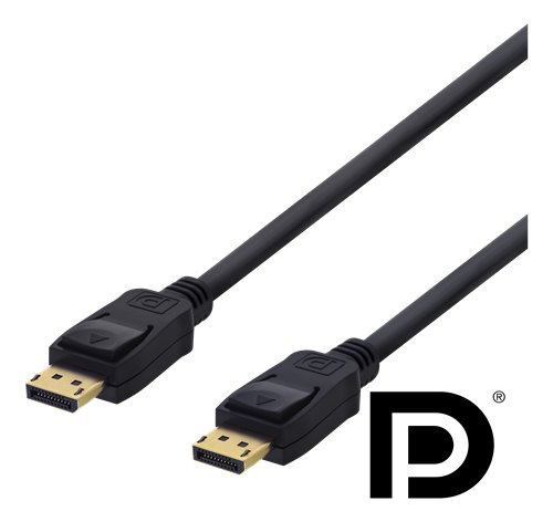 Kabelis DELTACO DisplayPort į HDMI,4K UHD,1m,DP-3010-K,R00110011,juodas