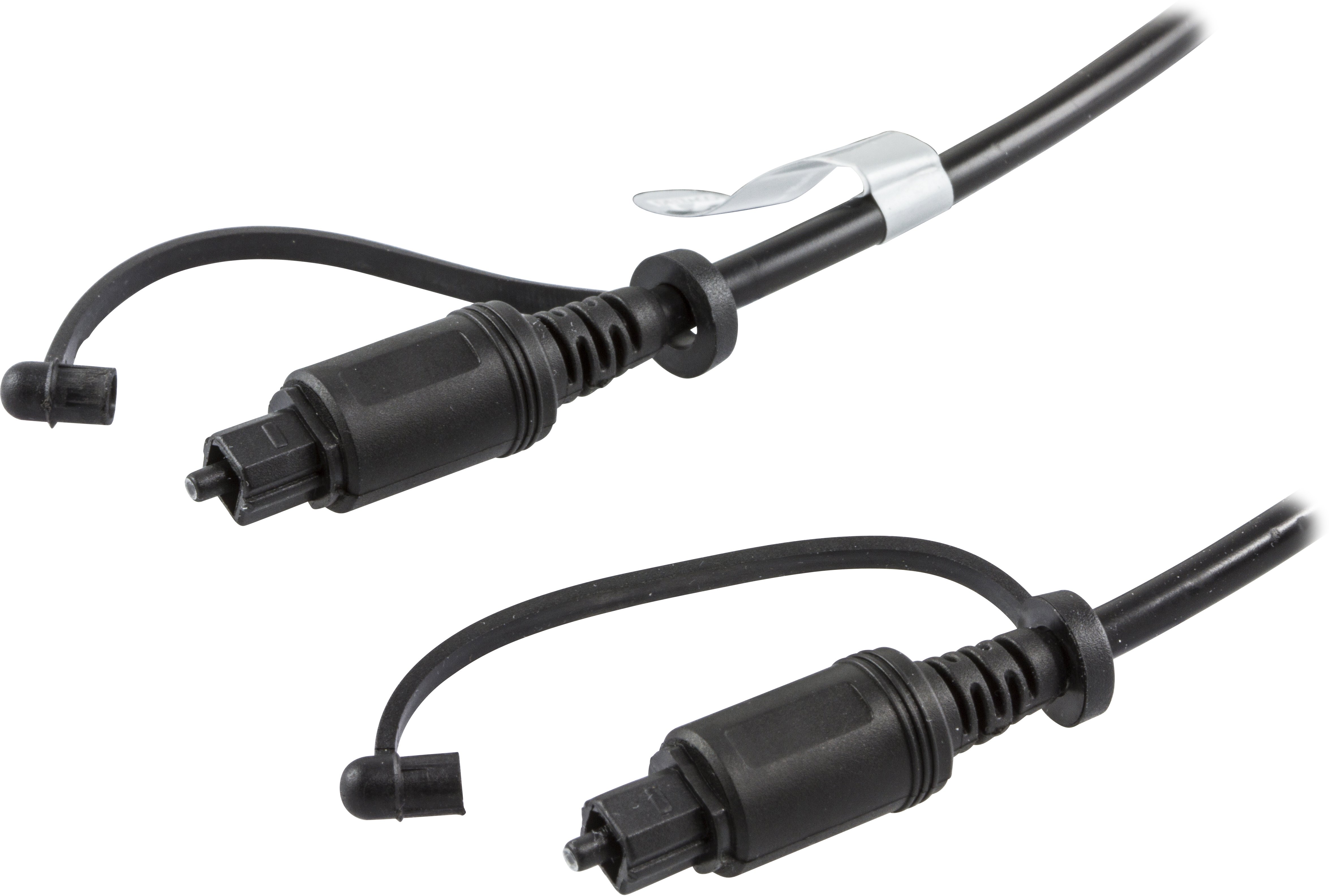 DELTACO digital fiber cable audio, Toslink-Toslink, 10mColor    BlackCable type    Digital audio cab