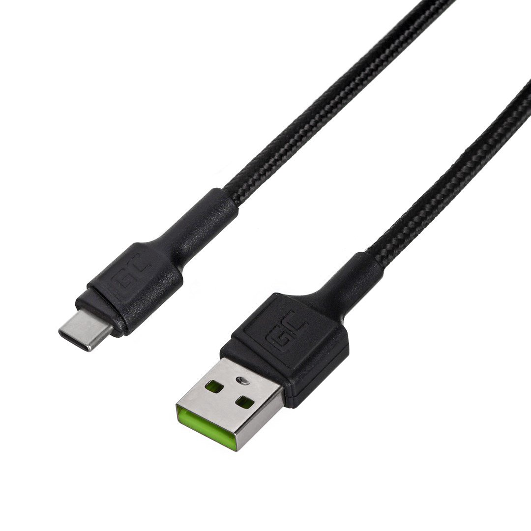 Green Cell KABGC25 USB kabelis 0,3 m USB A USB C Juoda