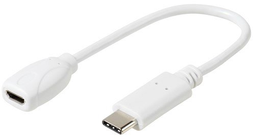 Adapteris Vivanco USB-C - microUSB (37558)