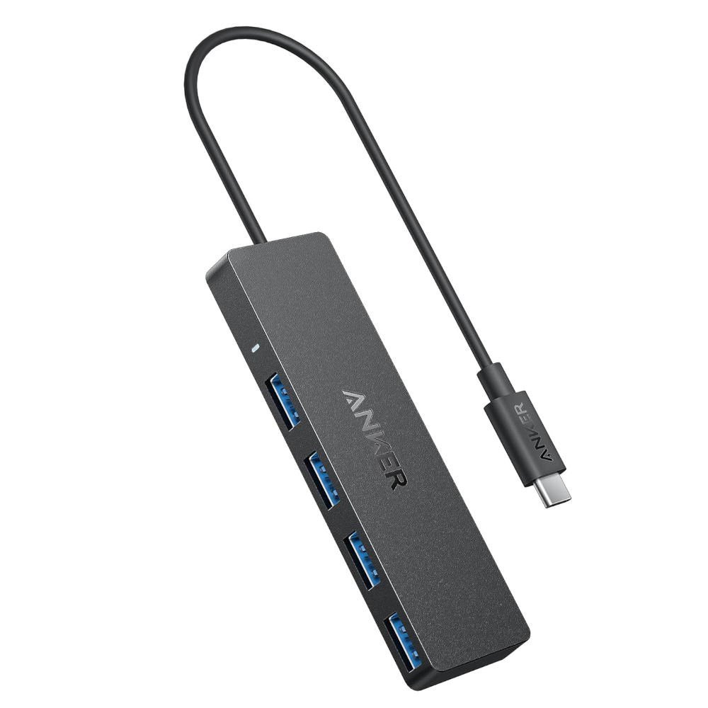 Hub Anker USB-C  4 w 1  5Gbps czarny