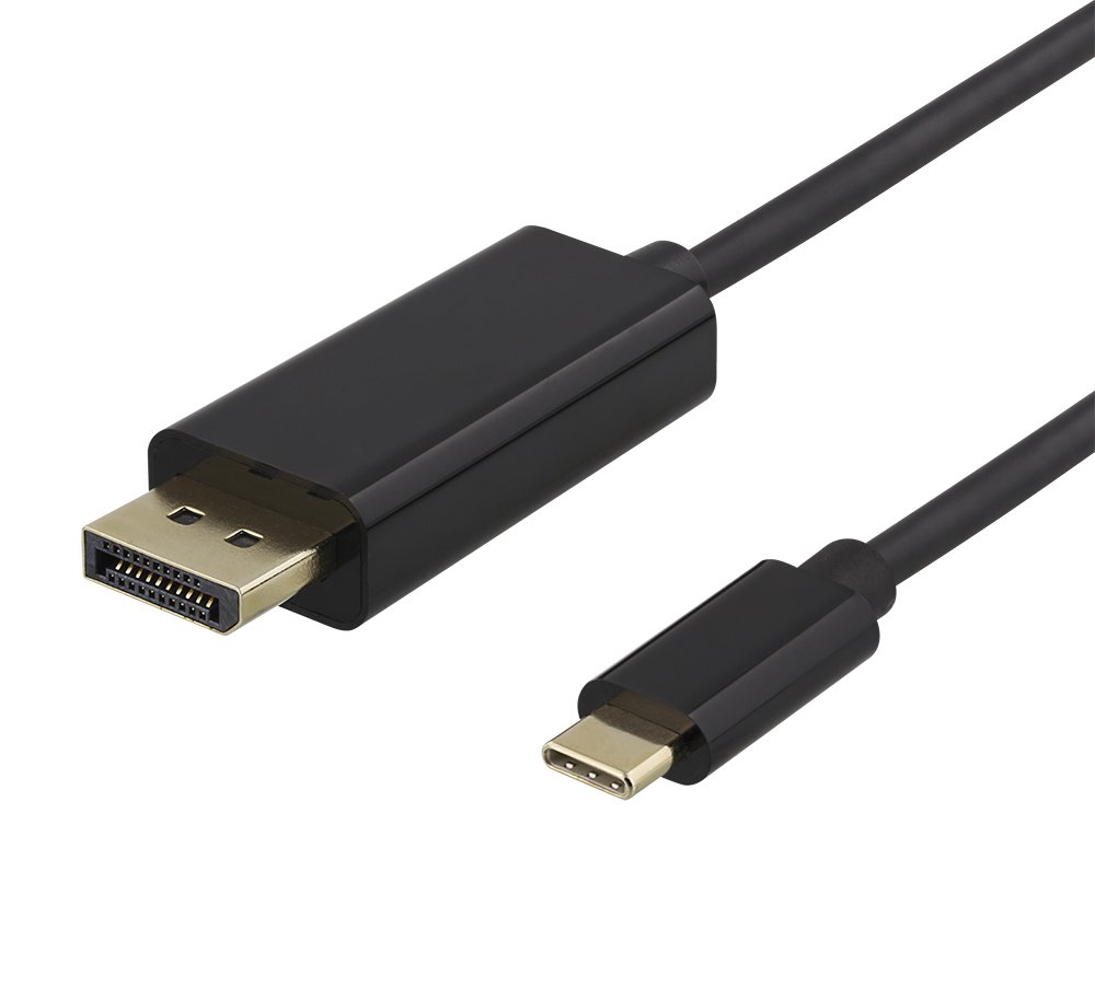 Product descriptionDELTACO USB-C - DisplayPort cable, 4K UHD, gold plated, 0.5m, blackWhen you w