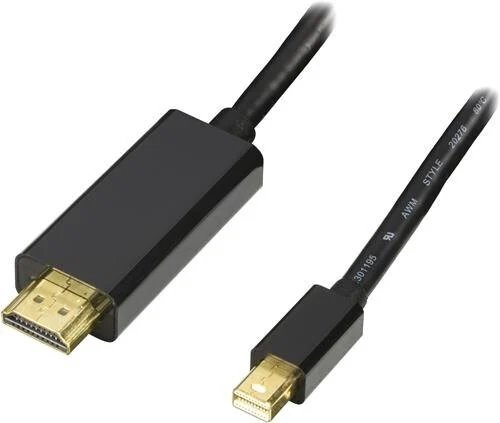 DELTACO miniDisplayPort į HDMI laidas, 4K UHD, 2m, juodasAr vaizdo plokštėje arba medijos leistuve