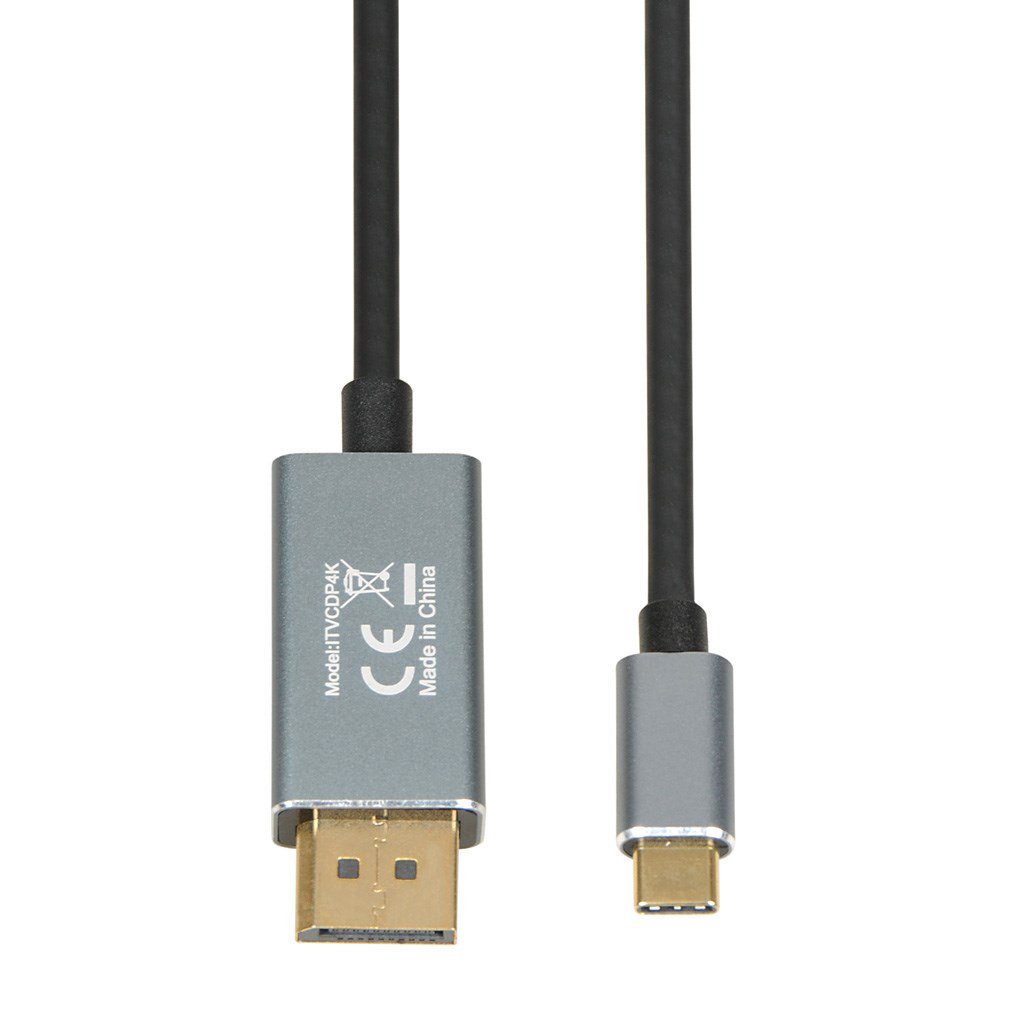 Kabelis iBOX ITVCDP4K USB-C į DisplayPort