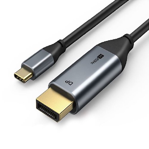 Kabelis USB-C - DisPlay Port, 4K, Ultra HD, 1.8 m, 1.2 ver.