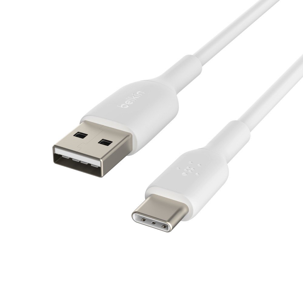 Belkin CAB001BT3MWH USB kabelis 3 m USB A USB C Balta