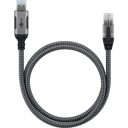 Goobay USB-A 3.0 to RJ45 Ethernet Cable, 1 m  70299