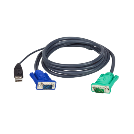 Audio kabelis Aten  5M USB KVM Cable with 3 in 1 SPHD  2L-5205U