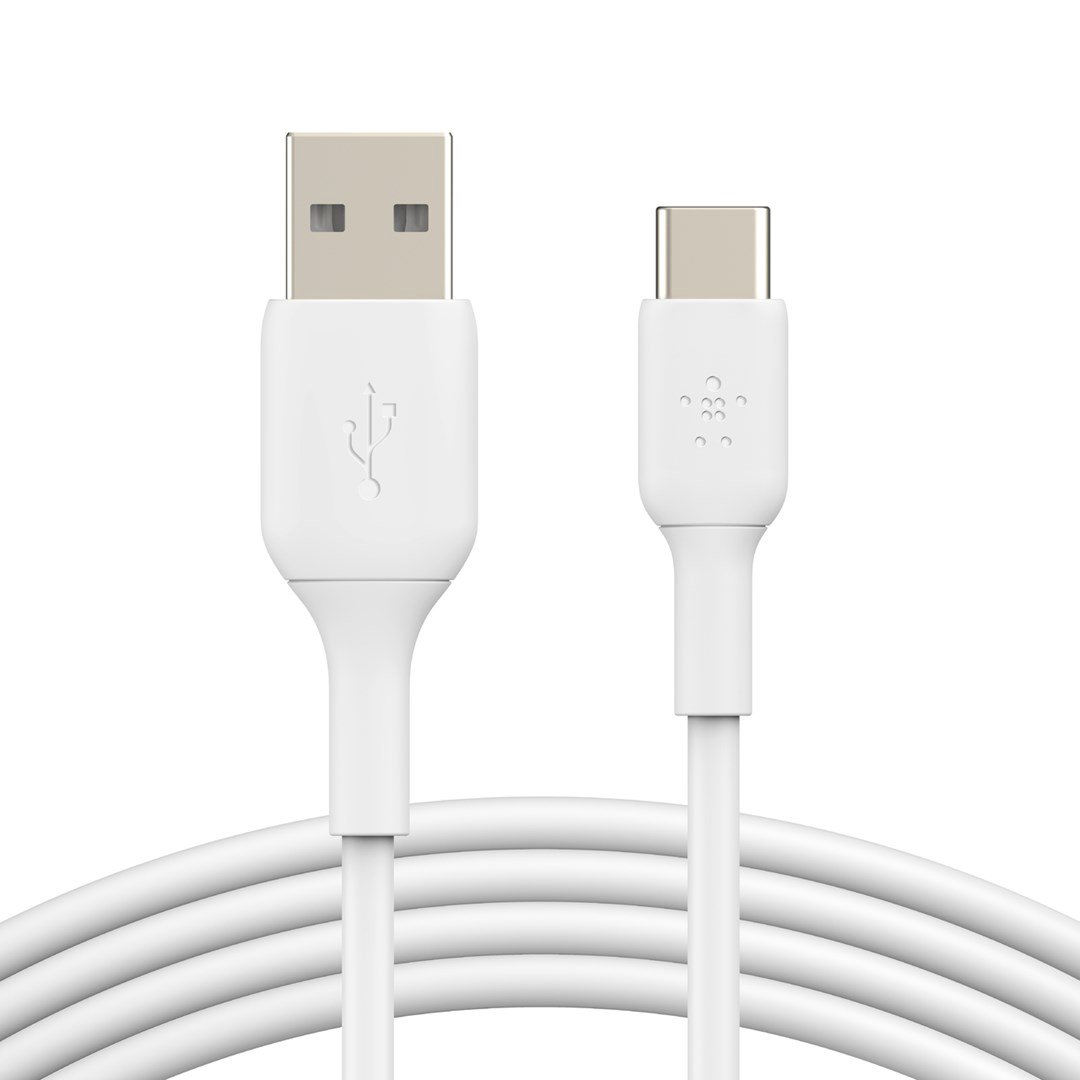 BELKIN USB-A TO USB-C CABLE, 1M, WHITE