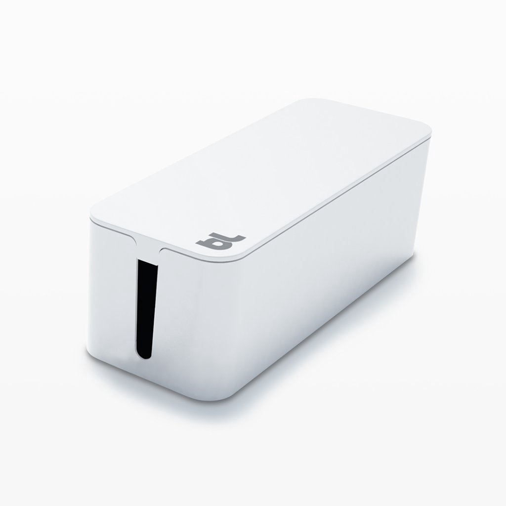 Bluelounge Cablebox - The original of the Blue Lounge! Flame-resistant cord storage - White