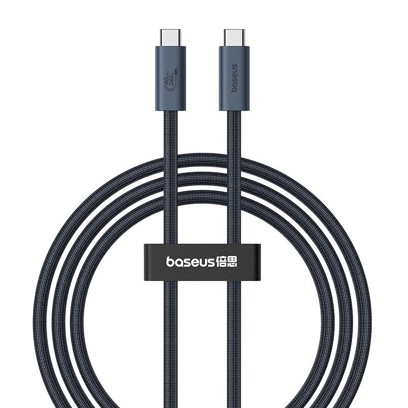 Kabelis USB C - USB C kištukai 240W USB4, 40Gbps, 8K@60Hz Flash BASEUS