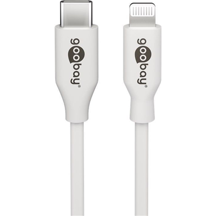 Kabelis Goobay Apple Lightning male (8-pin)  USB-C male