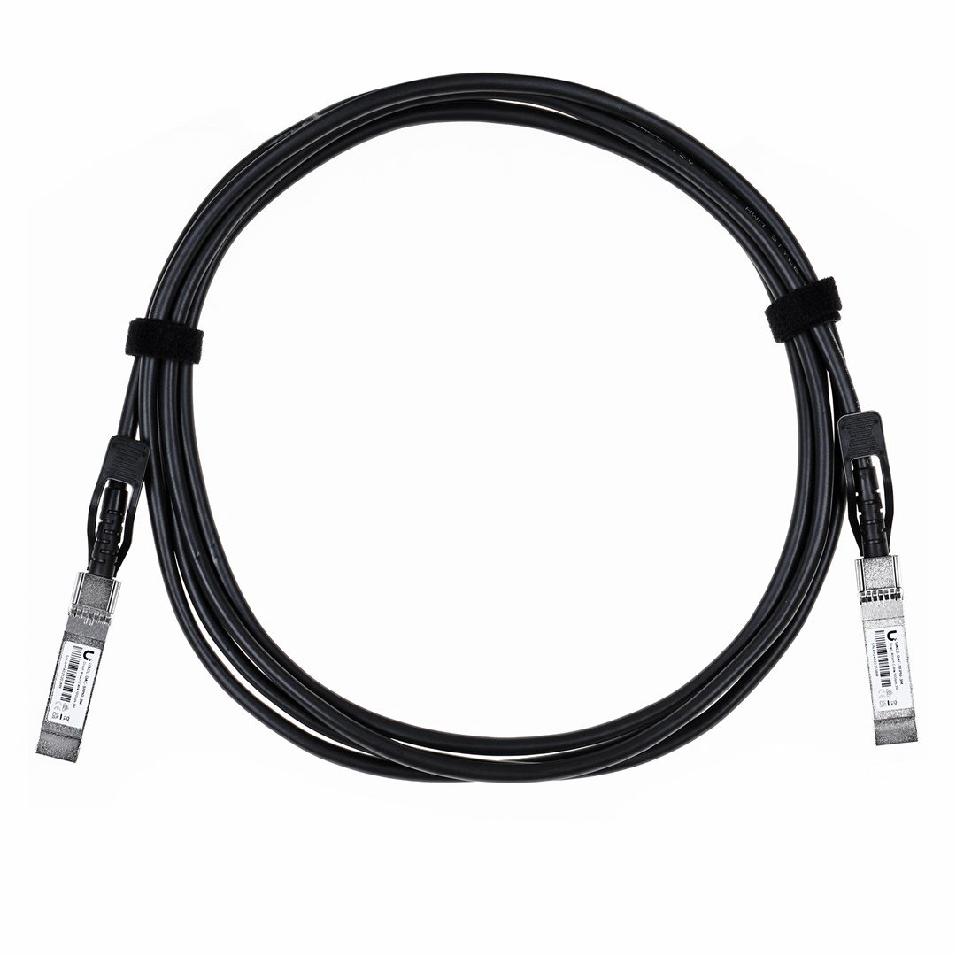 Ubiquiti UACC-DAC-SFP10-3M „InfiniBand“ arba pluoštinis optinis kabelis SFP+ Juoda