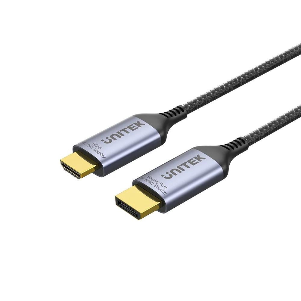 UNITEK KABELIS DISPLAYPORT 1.4 - HDMI 2.1, 8K, 1,8 M