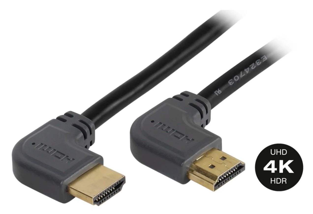 Vivanco cable HDMI - HDMI 3m angeled (47107)