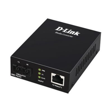 Konverteris D-Link DMC-F02SC/E 10/100Base-TX to 100Base-FX SC Multi-Mode Media Converter (2 km)  D-