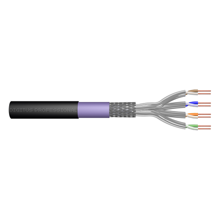 Audio kabelis Digitus  Cat 7 S/FTP burial installation cable, simplex, PE  DK-1741-VH-10-OD