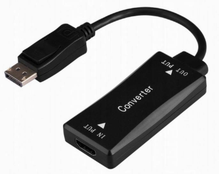 I/O ADAPTER HDMI TO DP/BLACK A-HDMIF30-DPM-01 GEMBIRD|A-HDMIF30-DPM-01