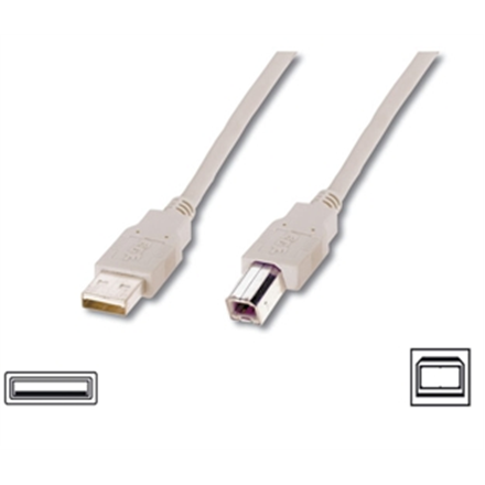 Audio kabelis Logilink  USB 2.0 connection cable  USB-A to USB-B USB A male  USB B male