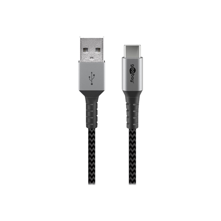 Audio kabelis Goobay  Sync and charging cable  49297  USB-C to USB 2.0 (type A)