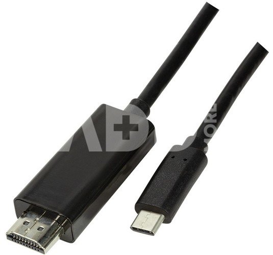 LogiLink USB-C male to HDMI 2.0 1,8m