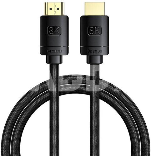 Baseus High Definition Series HDMI 2.1 cable, 8K 60Hz, 3D, HDR, 48Gbps, 1m (black)