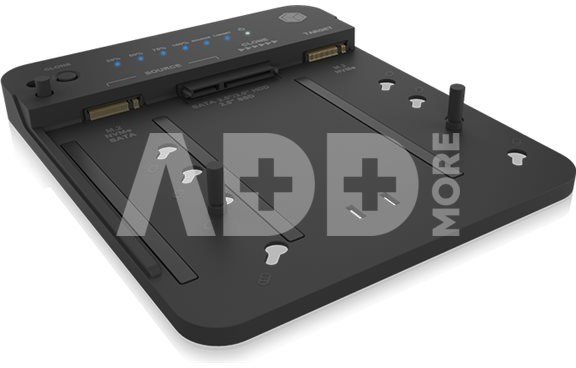 Raidsonic Icy Box Docking and Clone station for 2x M.2 NVMe SSD | IB-2913MCL-C31
