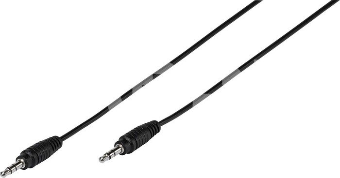 Vivanco cable 3.5mm - 3.5mm 1m, black (35810)