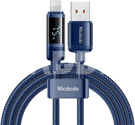 Mcdodo CA-5001 USB-A to Lightning cable, 100W, 1.2m (blue)