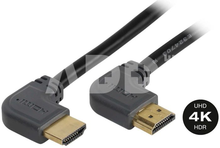 Vivanco cable HDMI - HDMI 3m angeled (47107)