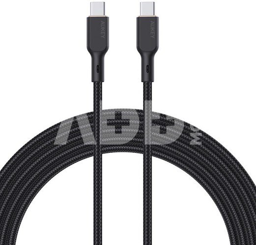USB-C to USB-C Cable Aukey CB-KCC102, 100W, 1.8m (black)
