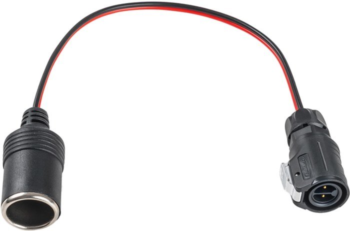 B&W Energy Case Anschlusskabel für KFZ Normstecker black