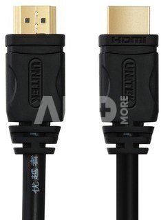 Unitek HDMI CABLE M/M 1,0m v1.4 ; GOLD; BASIC