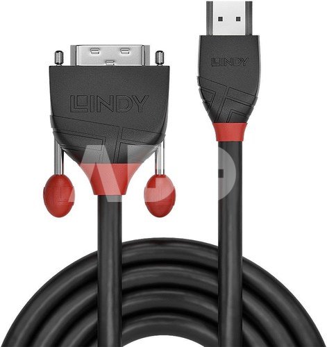 CABLE HDMI-DVI 2M/BLACK 36272 LINDY